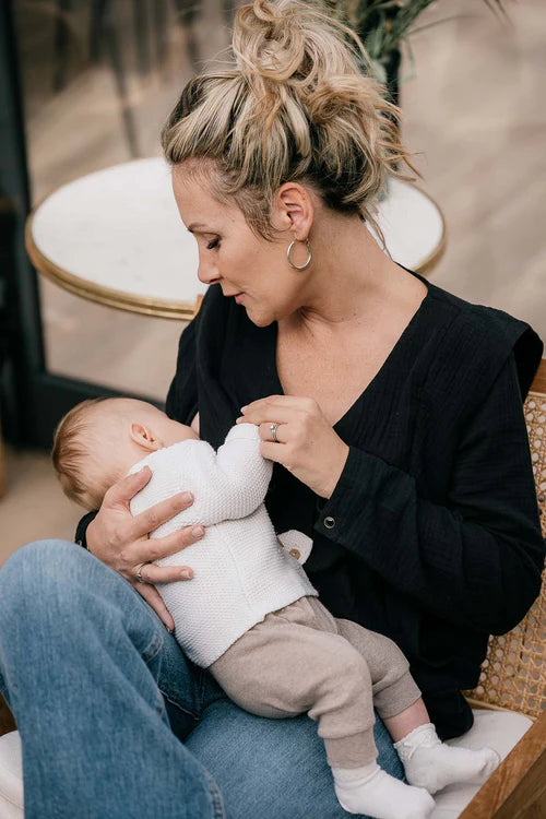 Duo amningstoppar Milk C'est Chic (Vit och Svart)