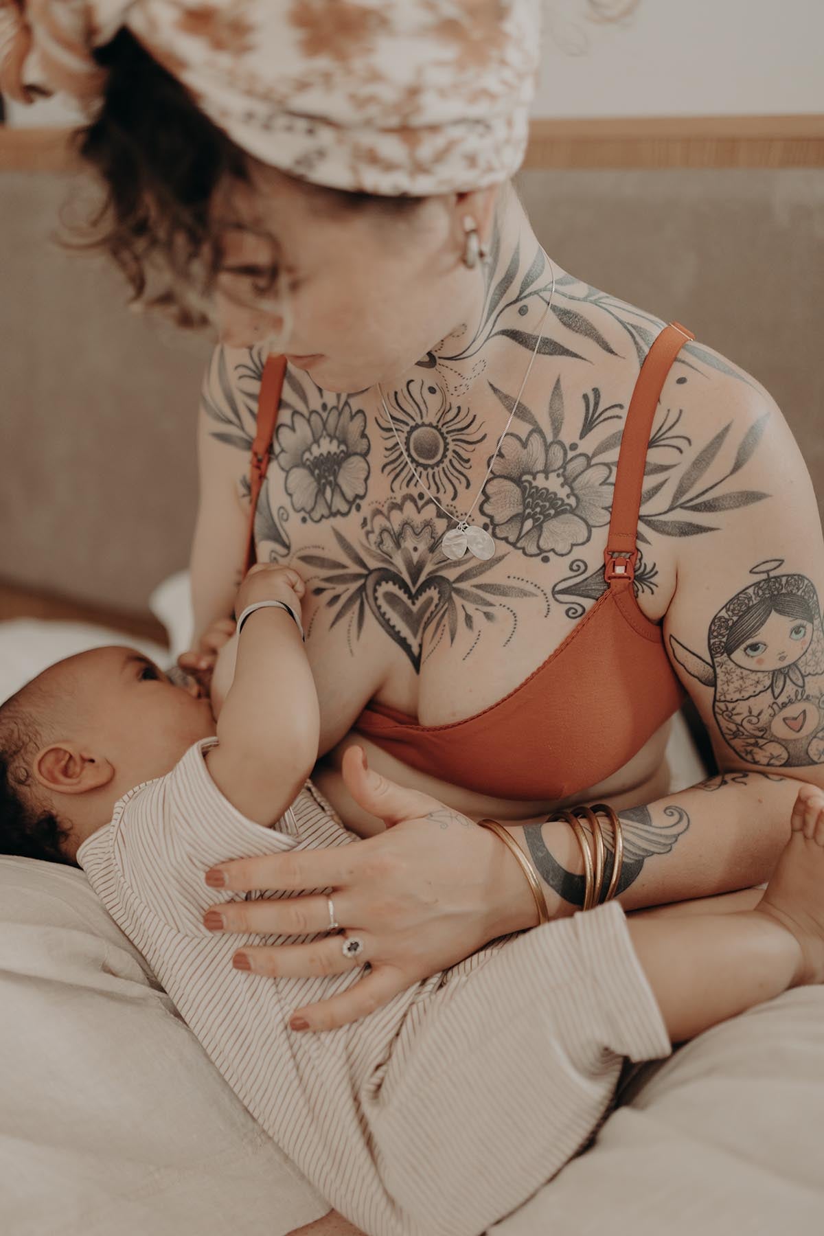 Duo de brassières d’allaitement en coton biologique - Mumderwear