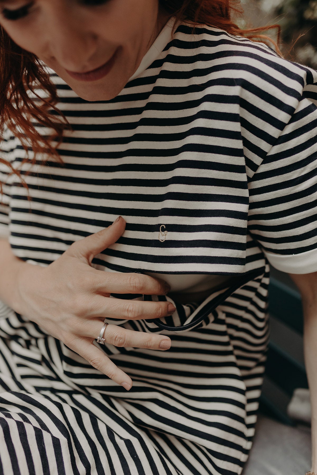 Robe T-shirt d’allaitement Mèrinière