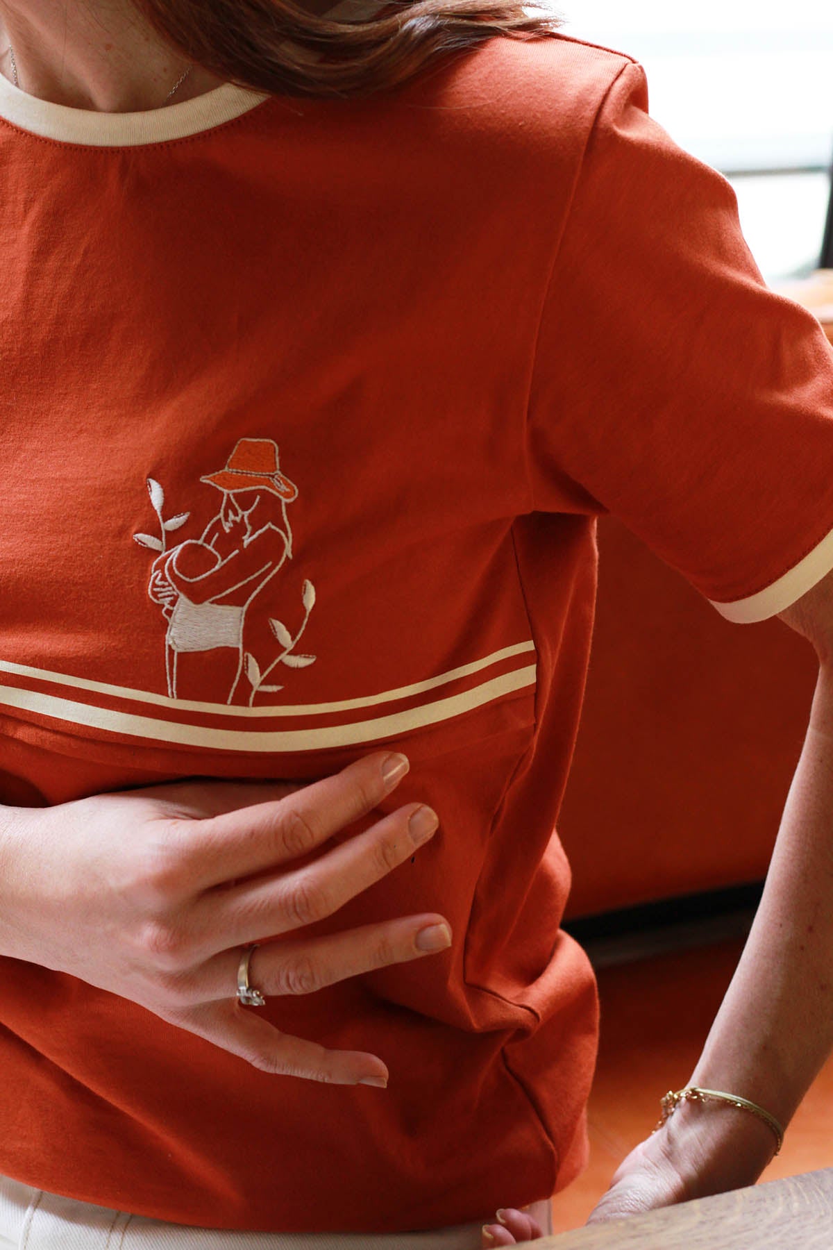 T-shirt d'allaitement You&Milk x Charlie Mamas