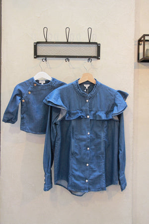 Blouse bébé/enfant mixte Breastfeed’jean - You&MilkBlouse bébé/enfant mixte Breastfeed’jeanBlouse bébé/enfant mixte Breastfeed’jean