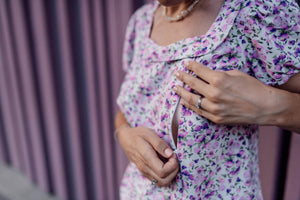 Blouse d’allaitement Lilas Mama - You&MilkBlouse d’allaitement Lilas MamaBlouse d’allaitement Lilas Mama