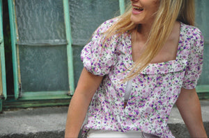 Blouse d’allaitement Lilas Mama - You&MilkBlouse d’allaitement Lilas MamaBlouse d’allaitement Lilas Mama