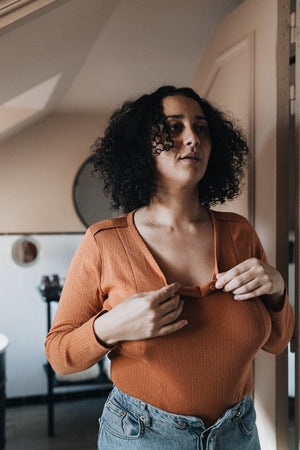 Body allaitement camel You&Milk