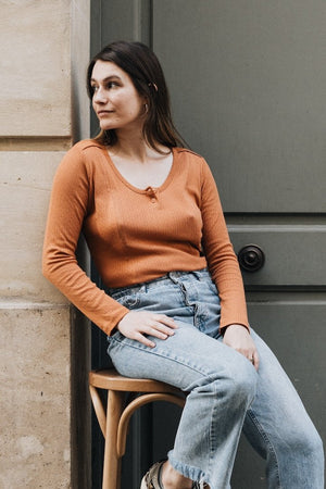 Body allaitement camel You&Milk