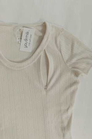 Body d’allaitement Love My Body en maille pointelle - You&MilkBody d’allaitement Love My Body en maille pointelleBody d’allaitement Love My Body en maille pointelle