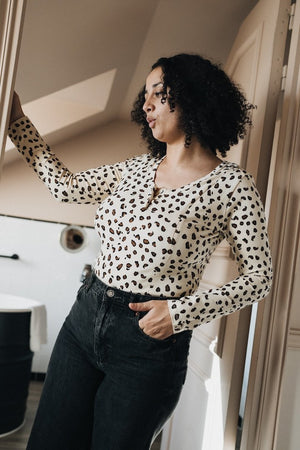 Body allaitement léopard Graou You&Milk