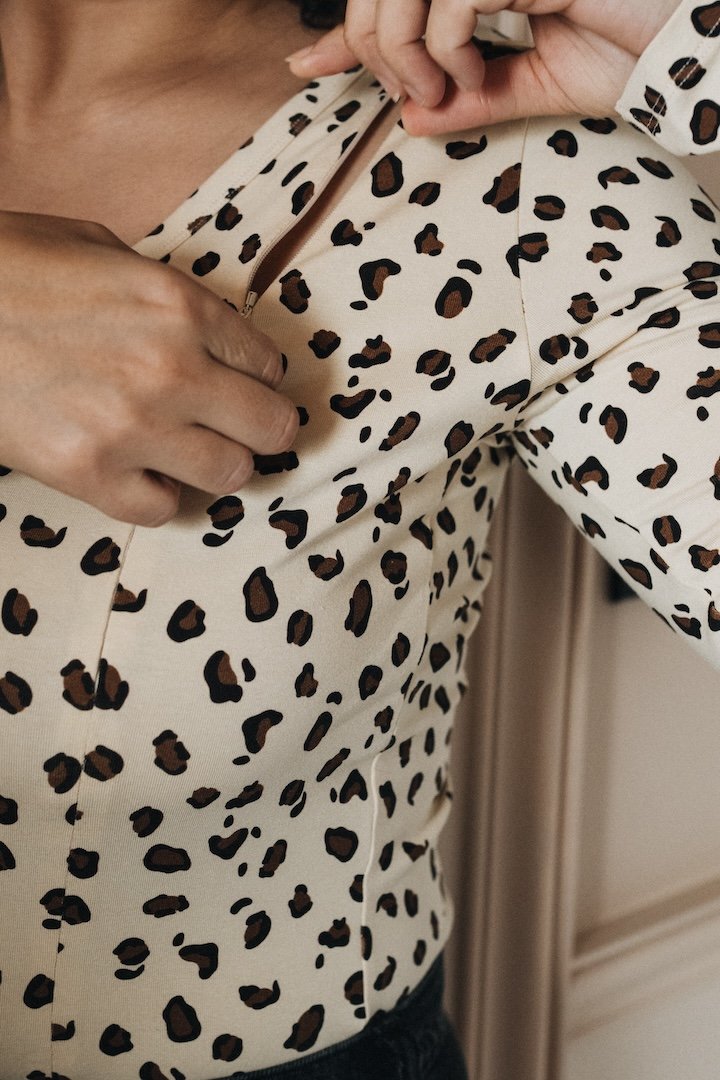 Body allaitement léopard Graou You&Milk