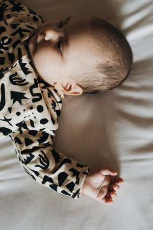 Combinaison bébé géometric coton biologique You&Milk