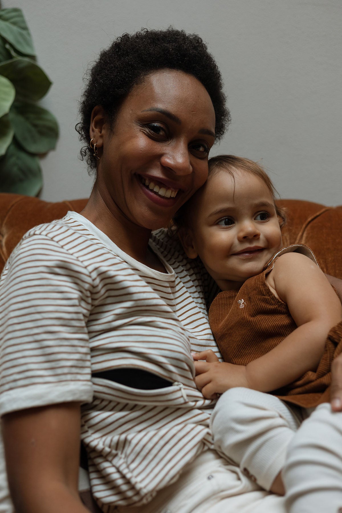 T-shirt d'allaitement brownie