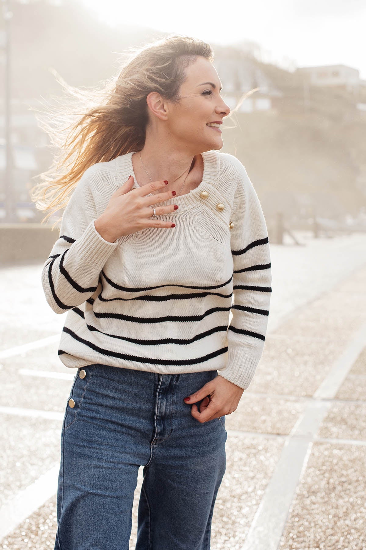 Amningsrandig tröja - La Mèrinière