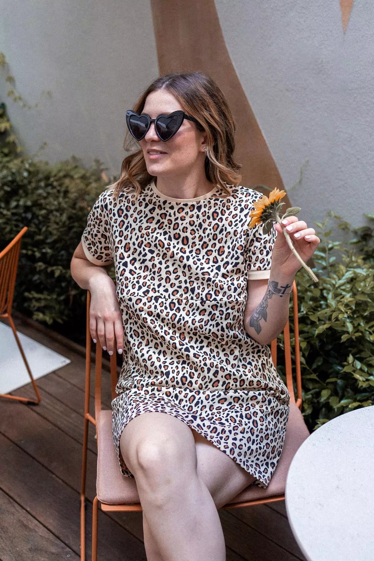Robe T-shirt d’allaitement | Graou | You&Milk - Graou/Leopard / XS ...