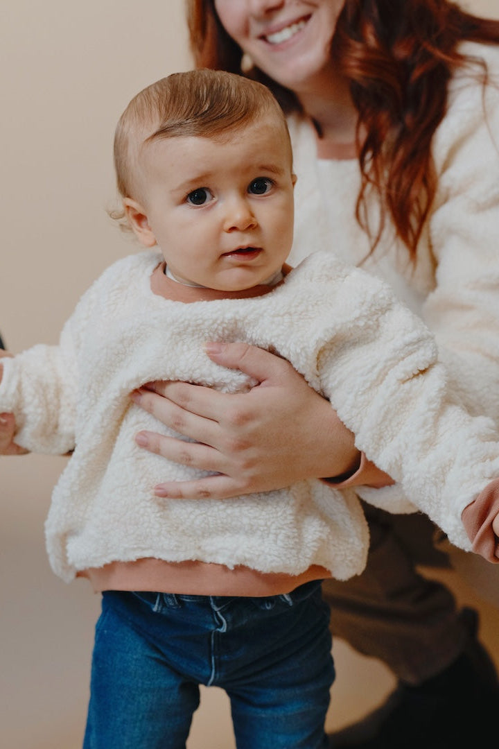 Sweat sherpa bébé