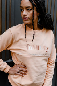 Still-Sweatshirt faMILKy Aprikose