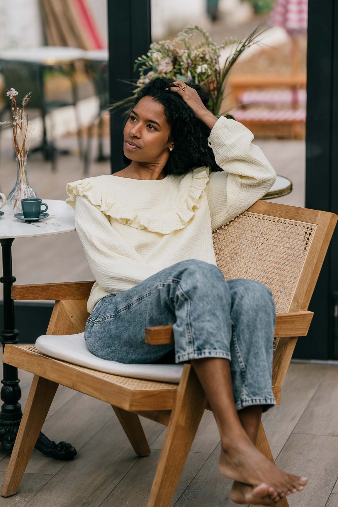 Blouse d'allaitement Bohémilk 100% gaze de coton biologique - You&MilkBlouse d'allaitement Bohémilk 100% gaze de coton biologiqueBlouse d'allaitement Bohémilk 100% gaze de coton biologique