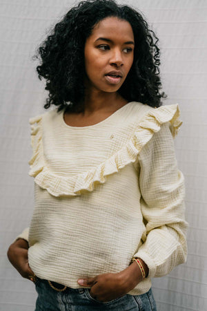 Blouse d'allaitement Bohémilk 100% gaze de coton biologique - You&MilkBlouse d'allaitement Bohémilk 100% gaze de coton biologiqueBlouse d'allaitement Bohémilk 100% gaze de coton biologique