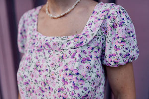 Blouse d’allaitement Lilas Mama - You&MilkBlouse d’allaitement Lilas MamaBlouse d’allaitement Lilas Mama