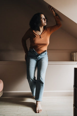 Body allaitement camel You&Milk