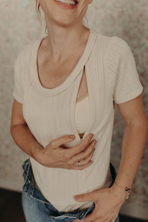 Body d’allaitement Love My Body en maille pointelle - You&MilkBody d’allaitement Love My Body en maille pointelleBody d’allaitement Love My Body en maille pointelle