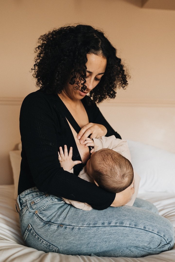 Body allaitement noir You&Milk