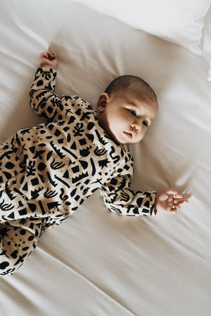 Combinaison bébé géometric coton biologique You&Milk