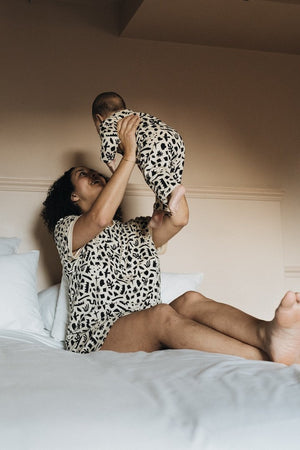 Combinaison bébé géometric coton biologique You&Milk