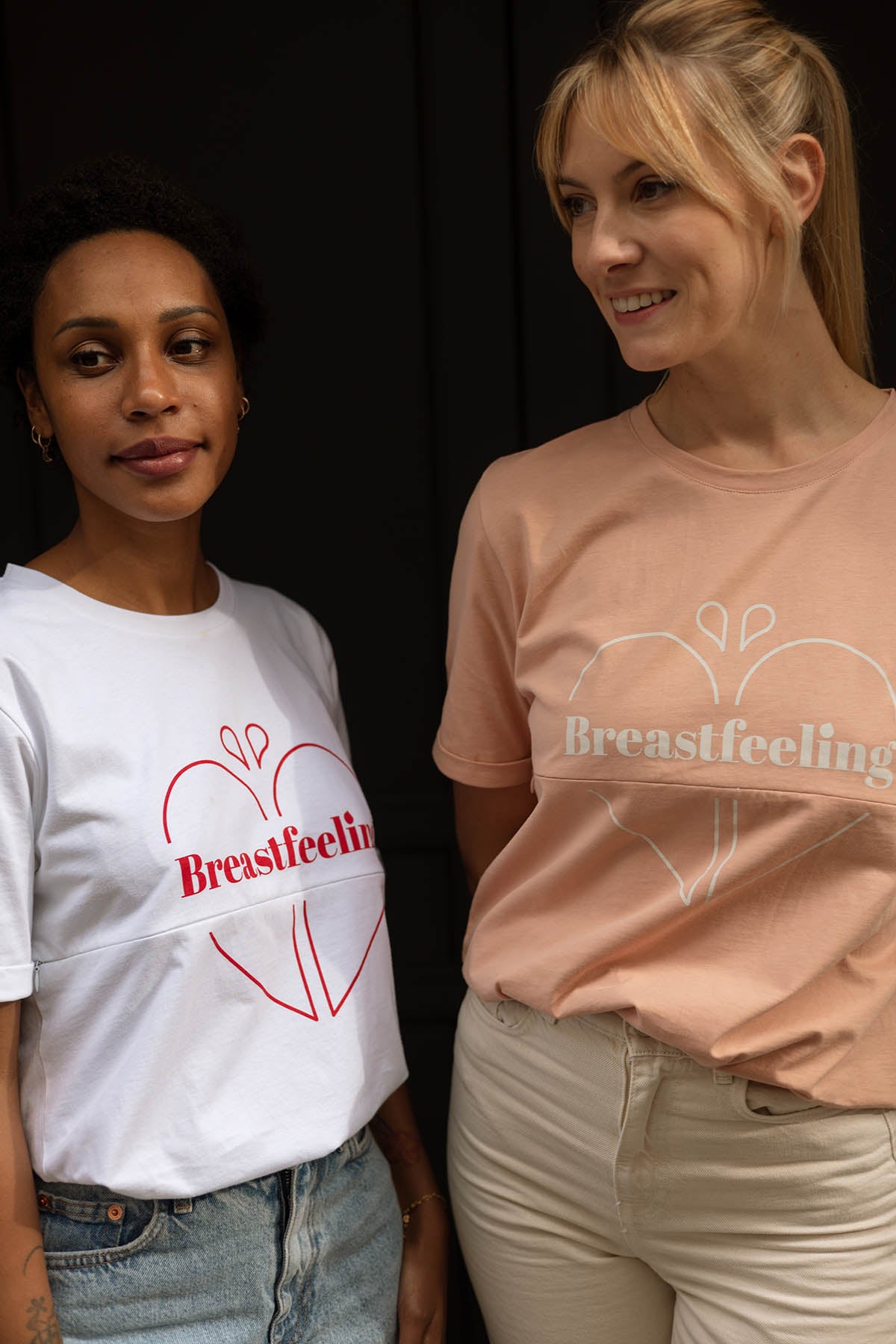 Duo amningst-shirts Breastfeeling